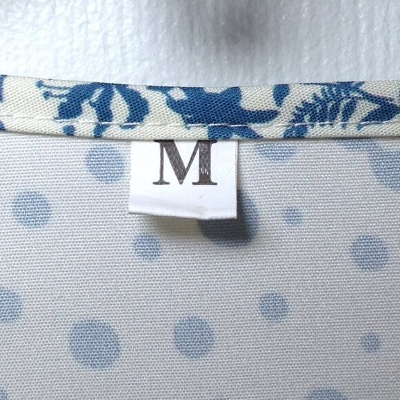 Poly dress, with flowers, M; Unknown brand. Boho, stylish, chic and cute! - Picture 3 of 3